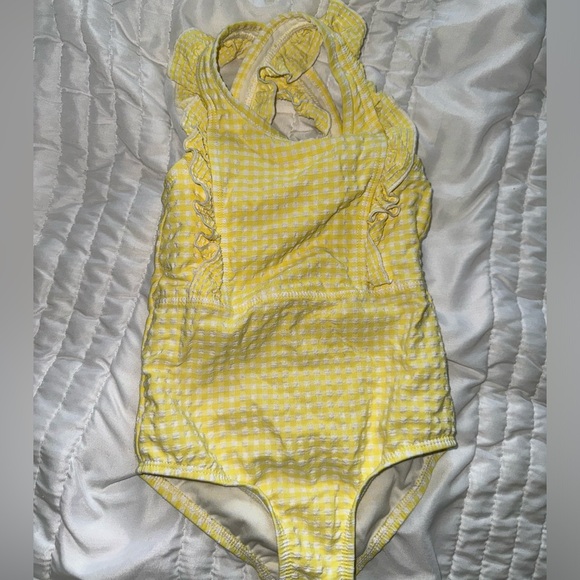 Cat & Jack Yellow Swimsuit - Picture 1 of 4